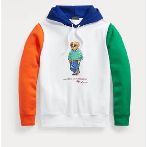 Polo Bear Color-Blocked Fleece Hoodie Polo Ralph Lauren